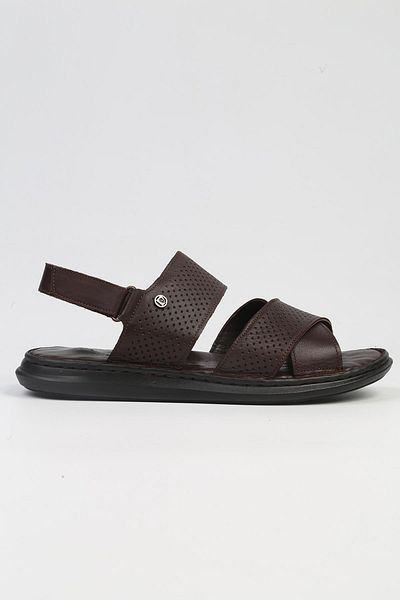 Pierre Cardin ® |   PC-5124-3892 Καφέ-Ανδρικά Σανδάλια