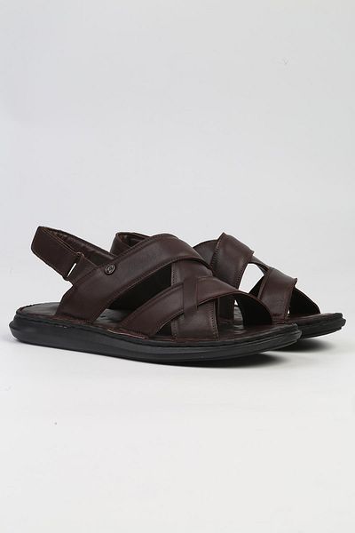 Pierre Cardin ® |   PC-5116-3892 Καφέ-Ανδρικά Σανδάλια