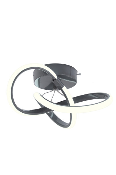 Dekorluna Sofia Modern Plafonyer Füme 3 Renk Işık Modu Tavana Sıfır Salon Mutfak Hol Led Avize