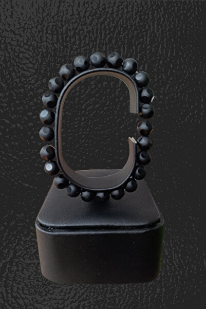 MGA DOĞAL TAŞ سوار من حجر العقيق اللامع مع مرآة يحمي من العين الشريرة ويعطي ا...