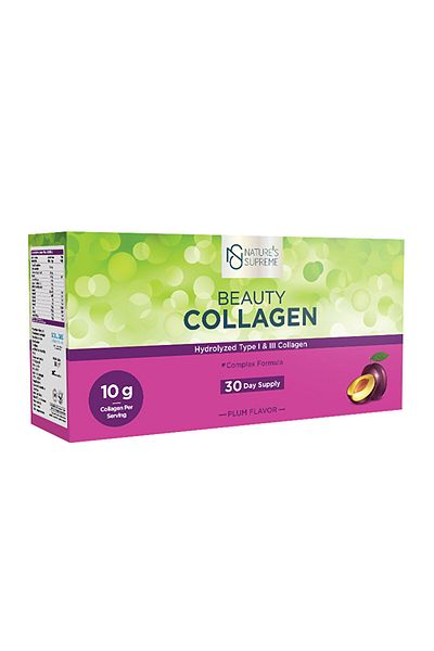 Nature's Supreme Saşe Plum Beauty Collagen Powder - 30 Tablets