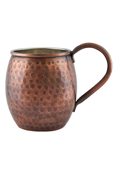 TURNA BAKIR Turna Bakır Moscow Mule Bardak El Dövme 500 ml Oksit Turna0497-3