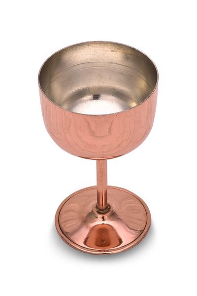 TURNA BAKIR Turna Copper Vino Glass No 2 Plain 400 ml Red Turna0457-1