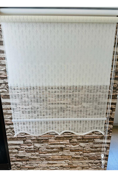 PARAF STORE PARAF ÇİFTLİ SİSTEM TÜL STOR PERDE (RENK KREM)