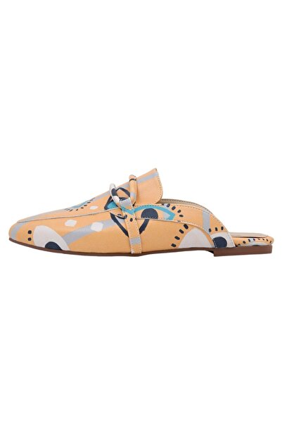 Dogo Papuci portocalii din piele vegană pentru femei - See You Design