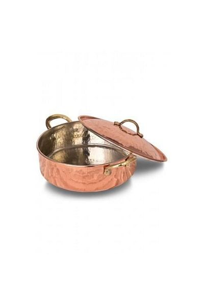 TURNA BAKIR Karnıyarık Pot 3 No 20 Cm Hand Forged Red Turna8159-1