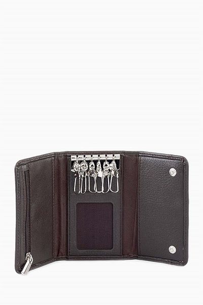 DAMY 703 Model Genuine Leather Brown Color Keychain