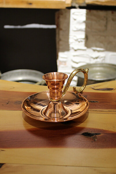 TURNA BAKIR Elit Mumluk & El Şamdanı Kendinden Iğneli Kırmızı Turna2619-1