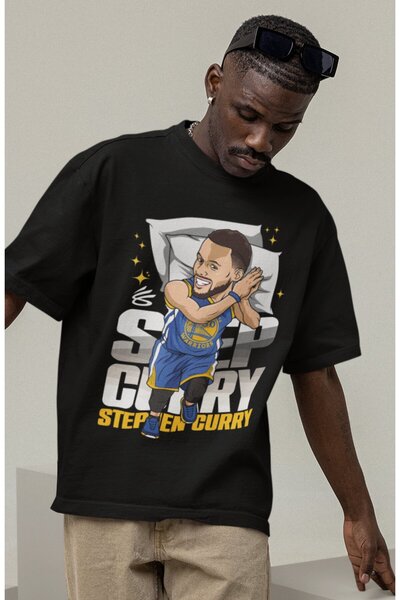 Fuddy Moda Unisex Stephen Štampano T-shirt, majica sa temom košarke za muškar...