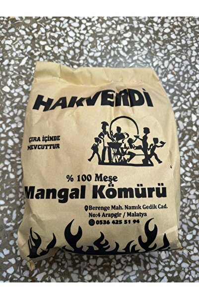 HAKVERDİ %100 Meşe Odunundan Mangal Kömürü 1 KG (Çıra İçinde Mevcuttur)