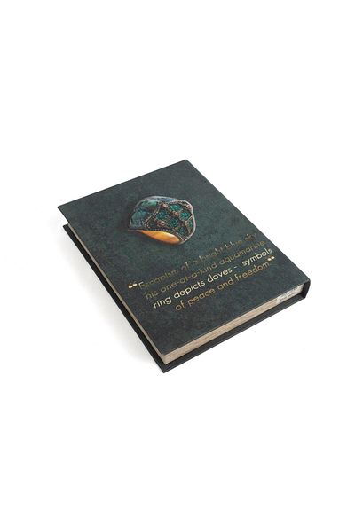Mikasa Moor Green Book Box 29x22x4cm