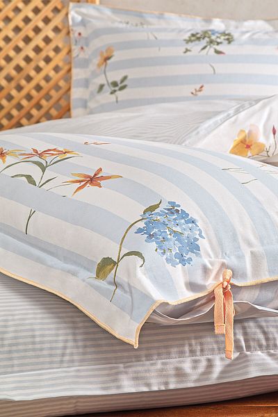 Puffy Light Orange Single Bueta Ranforce Duvet Cover Set