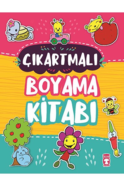 Timaş Çocuk Çıkartmalı Boyama Kitabı (4-5 Yaş)