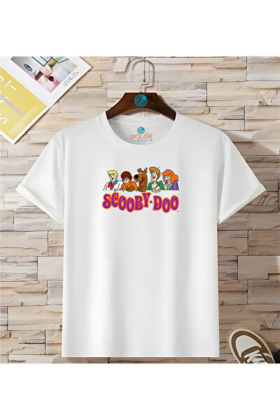 Gölge Store تي شيرت سكوبي دو للجنسين بطبعة صدر كبيرة الحجم