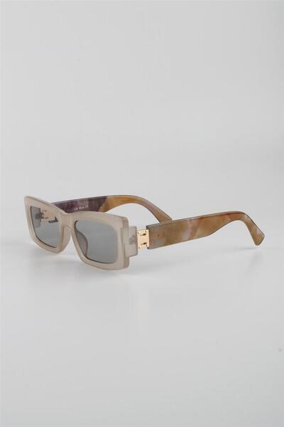 La Viva Bej Mat UV400 Filtre Kadın Güneş Gözlüğü 24LVS3310R05 615057