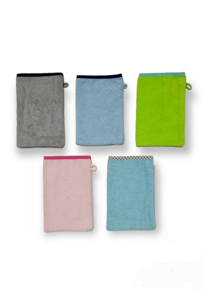 PAMUK HANIM 3-Piece Cotton Baby, Child, Adult Towel Bath Washcloth - Lift Outlet / Colors Sent Mixed