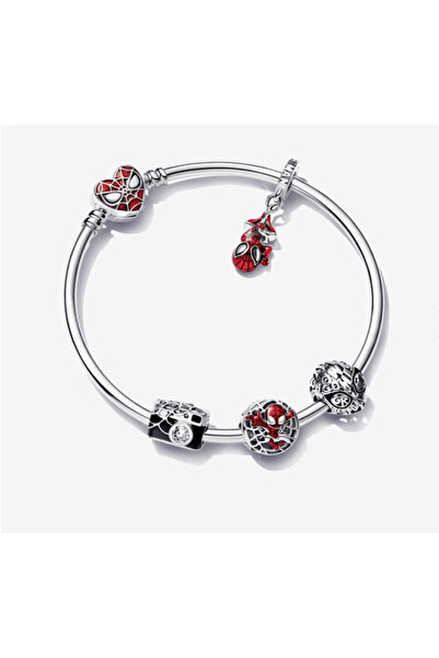POSEİDONS JEWELLERY Marvel Spider-Man Tam Koleksiyon Charm Bileklik Seti