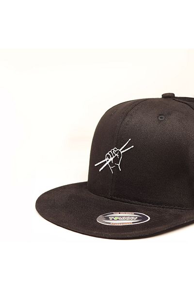 T-FUNNY Hip-Hop Trucker Hat - Drummer Stick Design