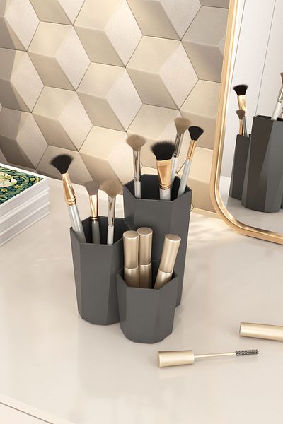 DOVİHOME Cosmetic Makeup Jewelry Organizer Box Set of 3