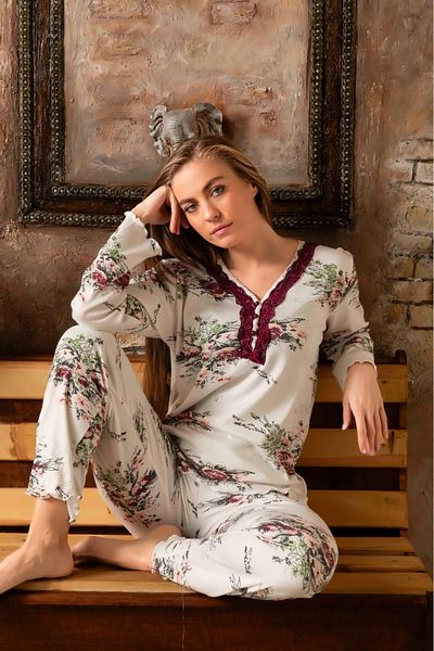 Lukitus Bamboo Interlock Women's Pajama Set - Long Sleeve