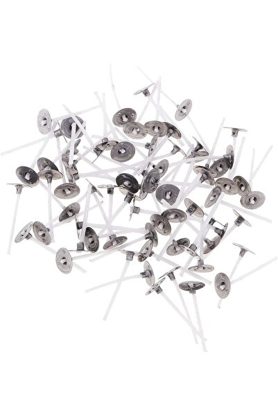 oddity Tealight 35 mm Mum Fitili – 100 Adet Metal Tabanlı Kısa Fitil