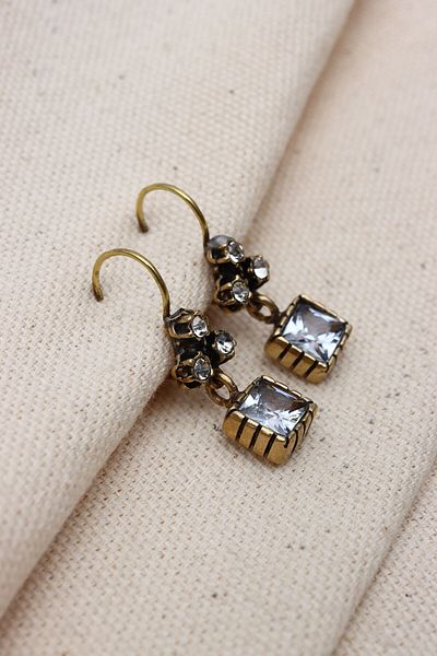 Süspüs Accessories أقراط متدلية أصلية من الأحجار الكريمة