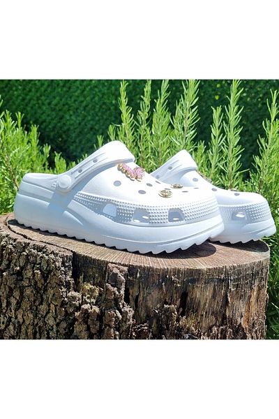 ALTUVATEKS High Scale Hospital Cook Nurse Doctor Slippers with Emoji Stone Massage Base