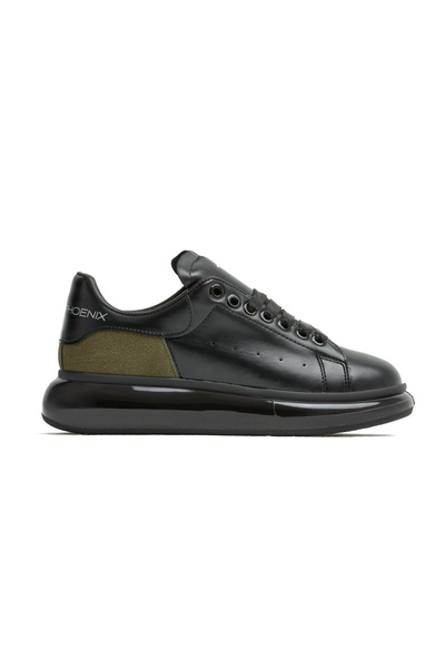 George Phoenix Ανδρικά αθλητικά παπούτσια KING STONE Black Khaki Sneakers