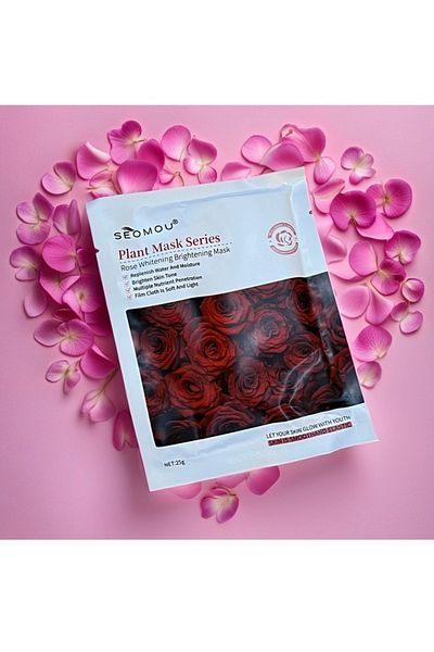 SEOMOU Face Mask| SEOMOU Rose Whitening Brightening Mask| 25g