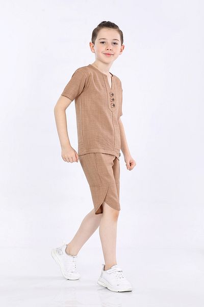 MORNIO طقم صيفي مكون من قطعتين تي شيرت وشورت للأولاد من صوفيا MRN5104755