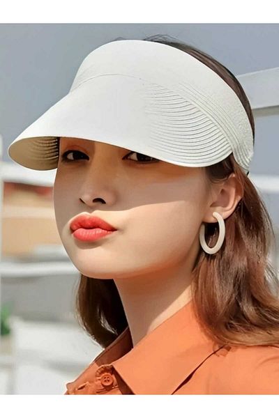 Trenderrs Women's Straw Visor Hat