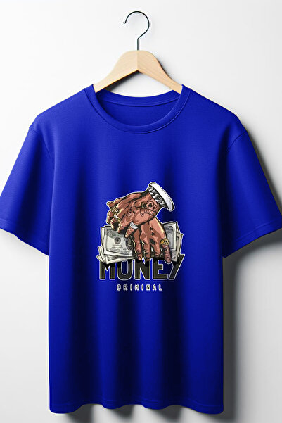 Vordevia Тениска с голям размер и щампа Money Criminal