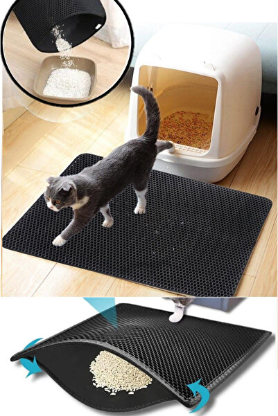 Duffa Elekli Kedi Tuvalet Önü Paspası Kedi Kumu Paspası Elekli Kum Toplayıcı ...