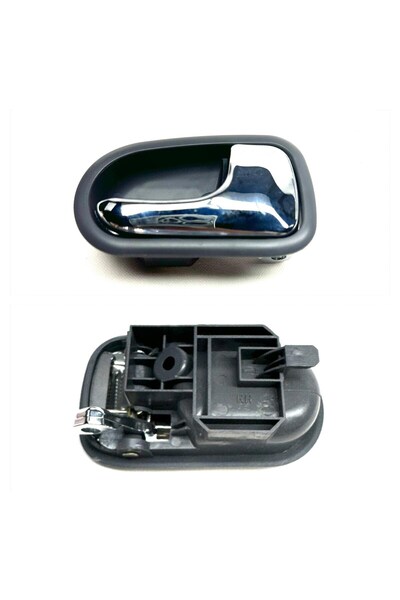 NS Nilser Auto Parts مازدا 626 مقبض الباب الأيسر الداخلي رمادي كروم 1993-1998