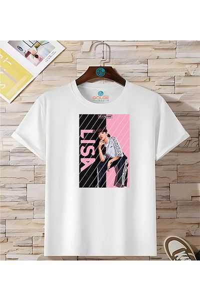 Gölge Store Μπλουζάκι Unisex με στάμπα στο στήθος Blackpink Lisa