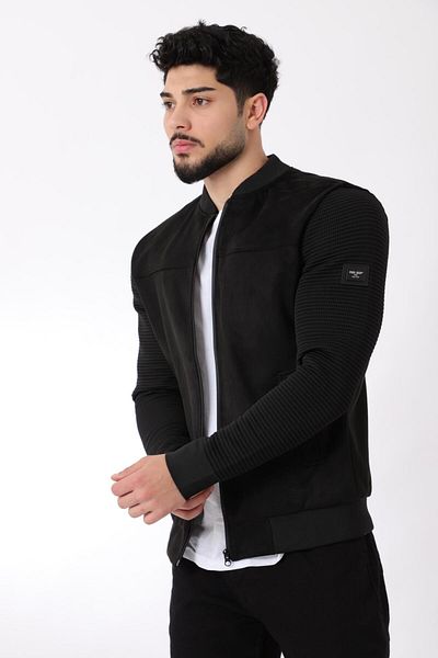 Stilkombin Велурено сезонно палто Kolu Triko College Collar PLDP 2977-60285