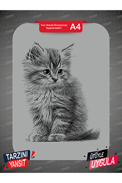 DYENOTE A4 Boyutunda Kumaşa Ve Deriye Baskı Kumaş Aplike Yama Ütü Ile Yapışan...