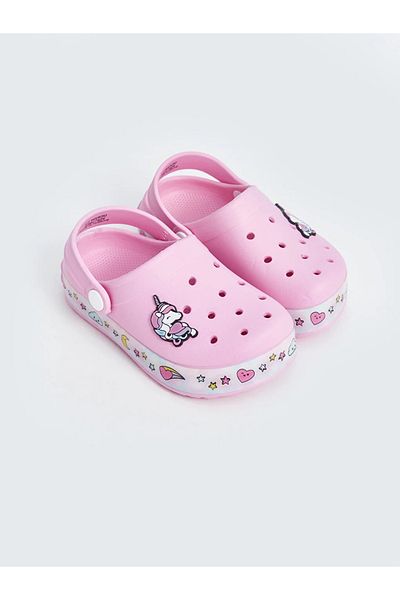 LC Waikiki LCW STEPS εμπριμέ σανδάλια παραλίας για κορίτσια