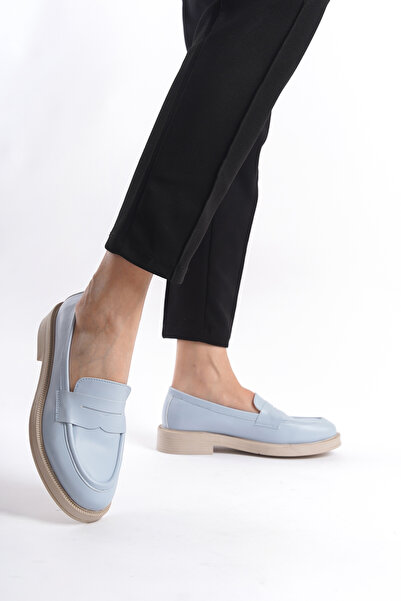 İDOL SHOES KADIN VEGAN DERİ OXFORD LOAFER AYAKKABI