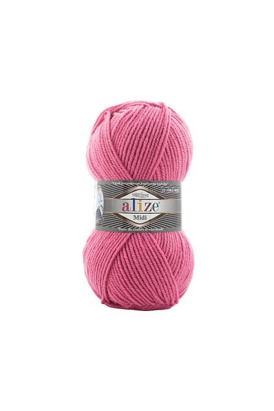 Alize 5 Τεμάχια Alize Superlana Midi 178 Σκούρο Ροζ