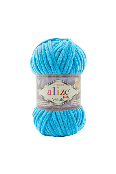 Alize 5 Pieces Alize Velluto 16 Dark Turquoise
