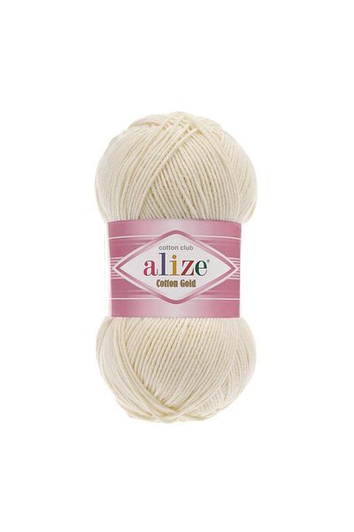 Alize 5 τεμάχια Alize Cotton Gold 878 Βανίλια
