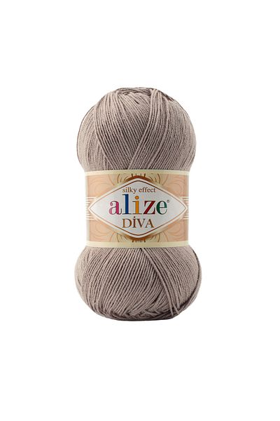 Alize Alize Diva 167 Ανοιχτό Γκρι - 5 Τεμάχια