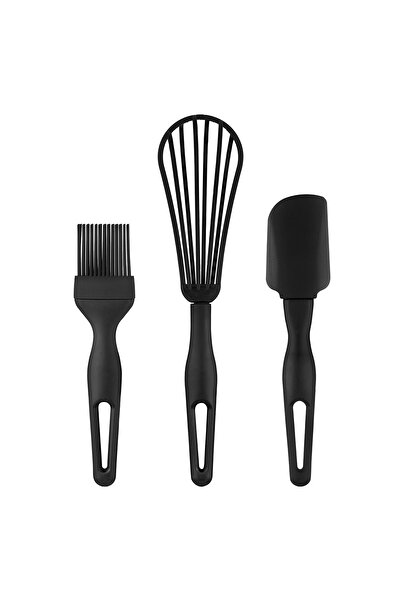 Emsan Cherry 3'lü Spatula Ve Çırpıcı Set