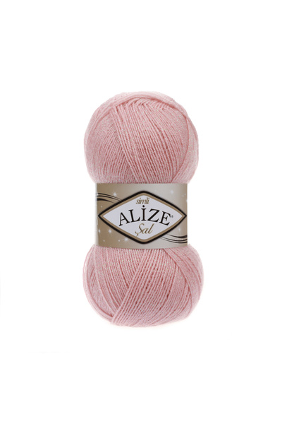 Alize 100 جرامشال بلون مسحوق لامع - خيط للحياكة اليدوية 161