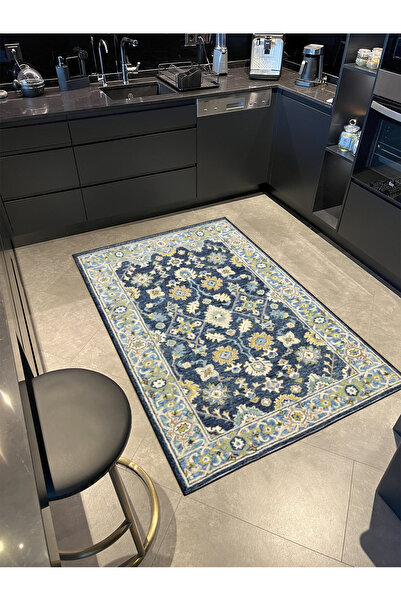 Rugs Modern Halı Çiçekli Etnik Desenli Dokuma Taban miravip632
