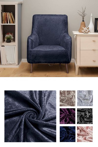 riselerhome Velvet Single Sofa Cover Elastic Sofa Cover |    Sofa Cover Single Sofa Cover