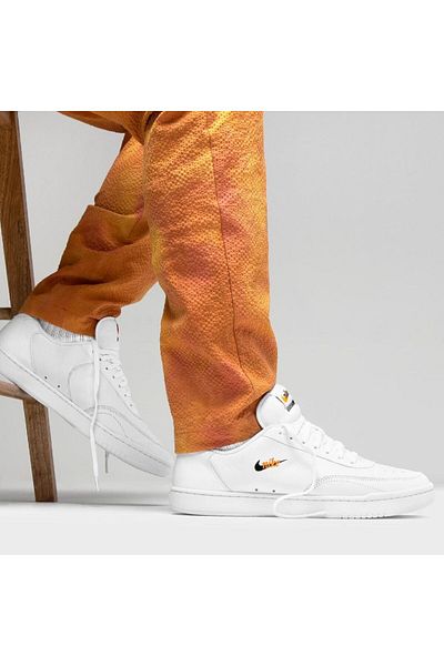 Nike Court Vintage Prm Leather Γνήσιο δέρμα Λευκό Casual Unisex Αθλητικά Παπούτσια