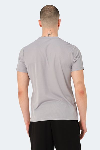 Slazenger Γκρι ΚΟΚΚΙΝΟ ανδρικό μπλουζάκι