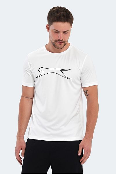 Slazenger Ανδρικό λευκό μπλουζάκι - NELLE KTN